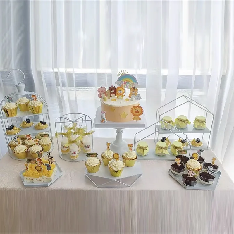 Cake Tray Wedding Decoration Set Creative Afternoon Tea Dim Sum Rack