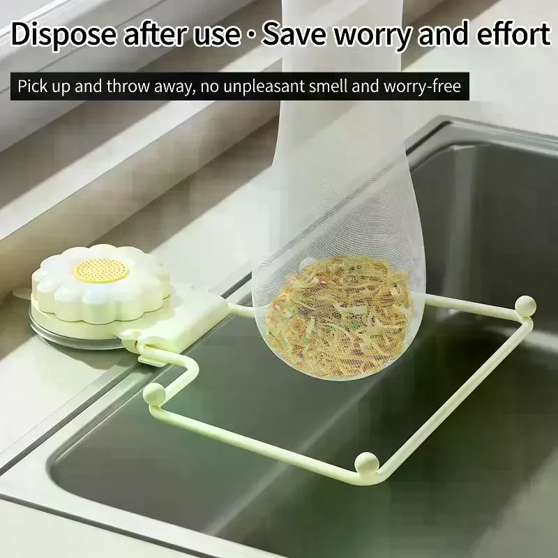 

Kitchen Sink Filter Drain Disposable Residue Leftover Rack New Sink Filter For Kitchen Drainage System Home Kitchen Accessory