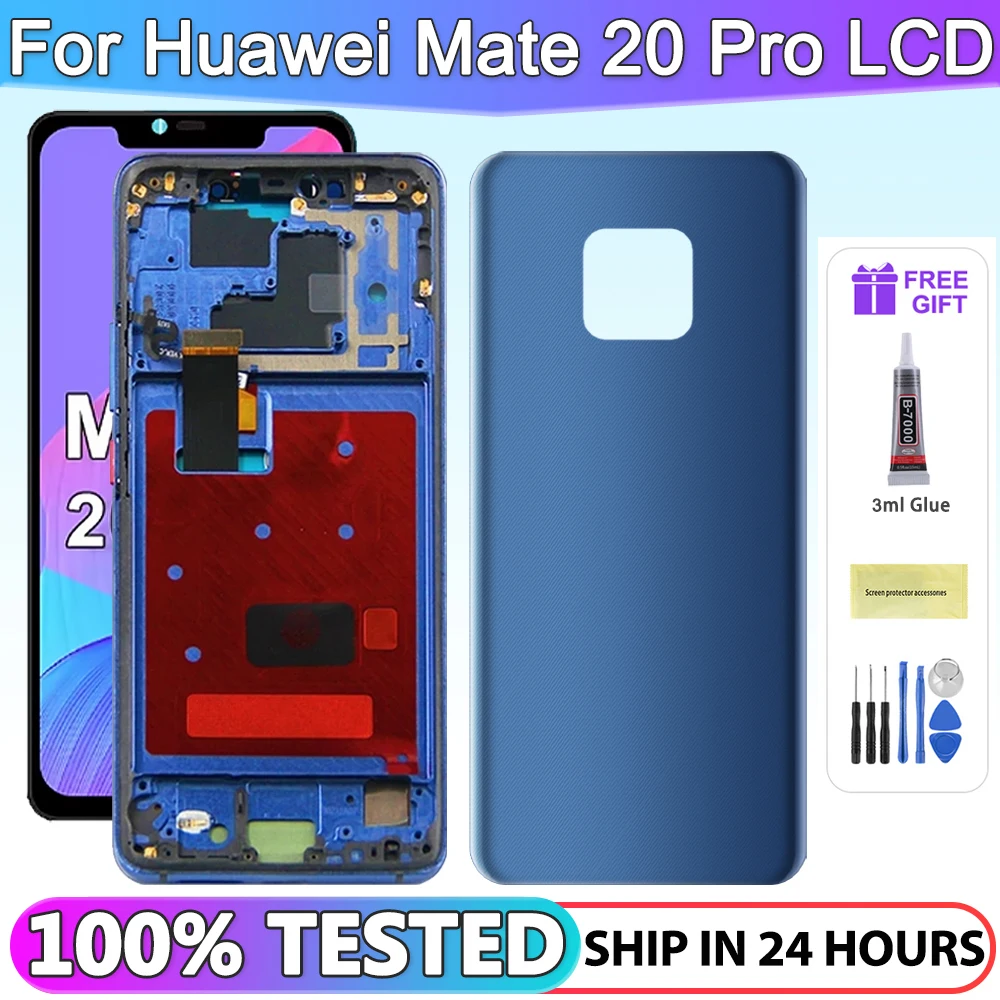 

6.39'' For Huawei Mate 20 Pro LCD Display LYA-L09, LYA-L29 Touch Screen Fingerprint For Huawei Mate 20Pro Lcd with frame