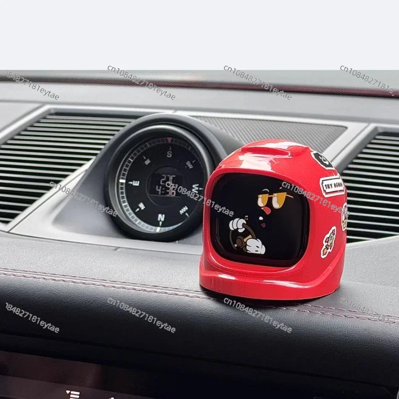 MANGOGO car toy ornament electronic pet tide play significant other intelligent machine human expression car decoration