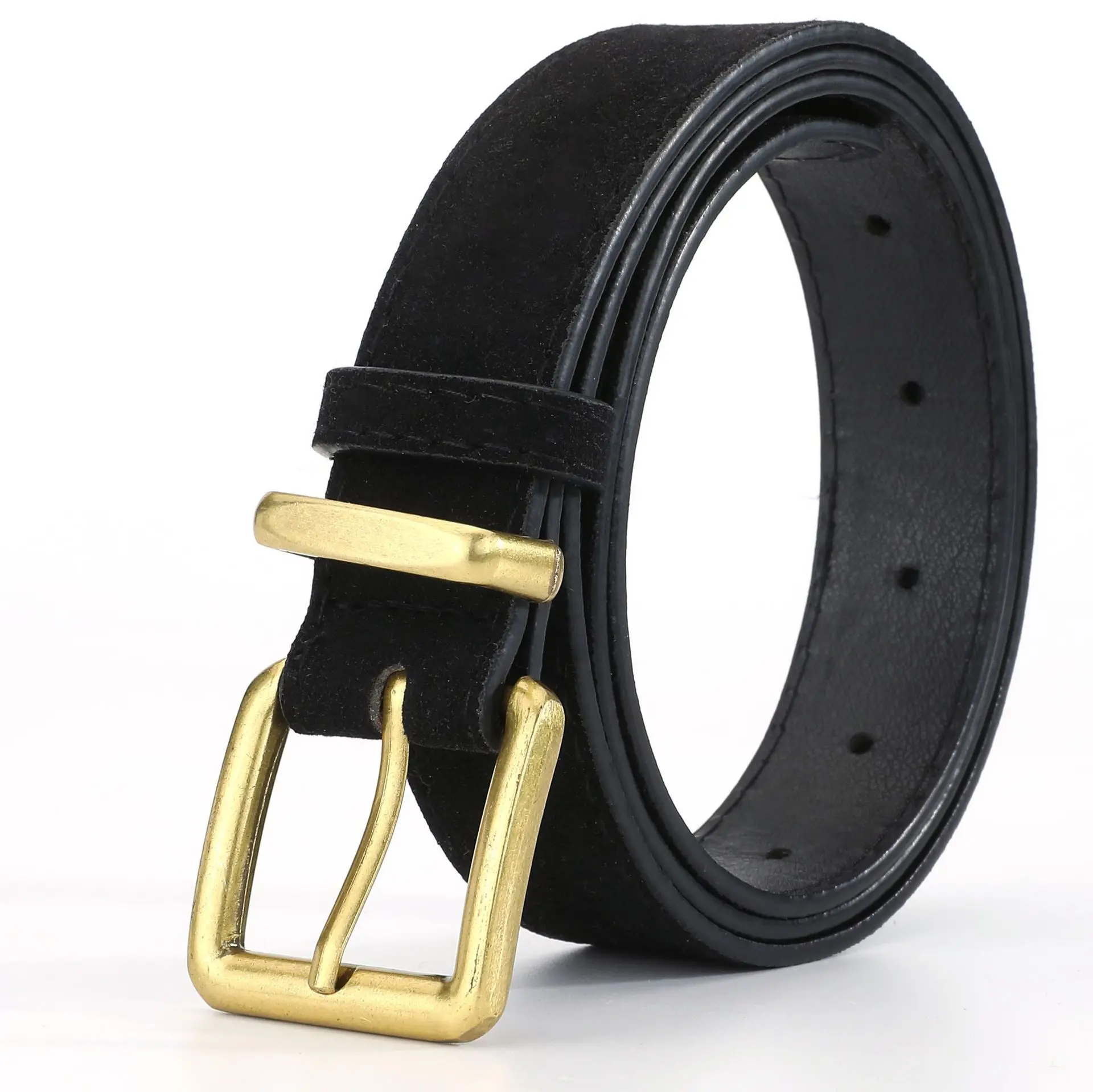 Suede Belt for Women Waist Strap Luxury Pin Buckle Belts Jeans Casual Dress Square Alloy Buckle Ladies Belts Fashion Waistband