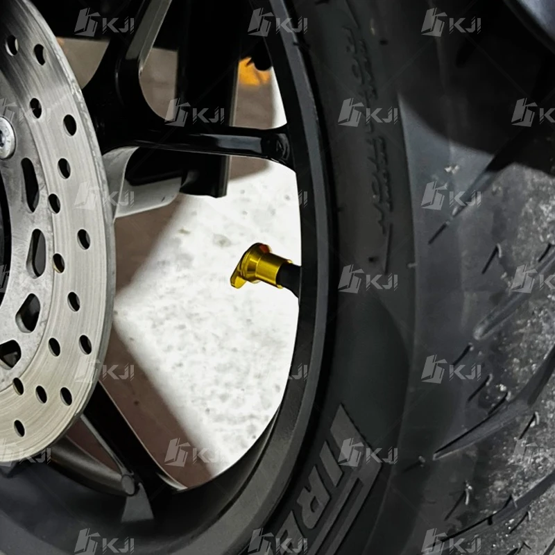 For Yamaha XMAX/NMAX/NVX/AEROX 300/250/160/155/125/TECH MAX/TURBO/NEO Tire Valve Stem Caps Wheel Air Valve Tube Screws Accessory