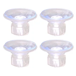 4 Pcs Clear Plastic Suction Cup Sucker Pads With A Bolt Wall Hangers For Kitchen Office Bathroom Vacuum With Screw Suction Cup