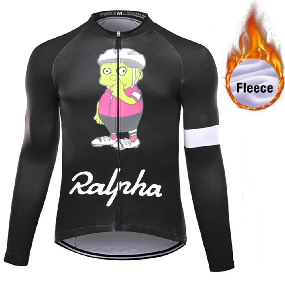 

Bike Thermal Fleece Bicycle Jersey Winter Warm Cycling Jerseys Road Race Cut Aero Jersey Men Italian Clothing Long Sleeve