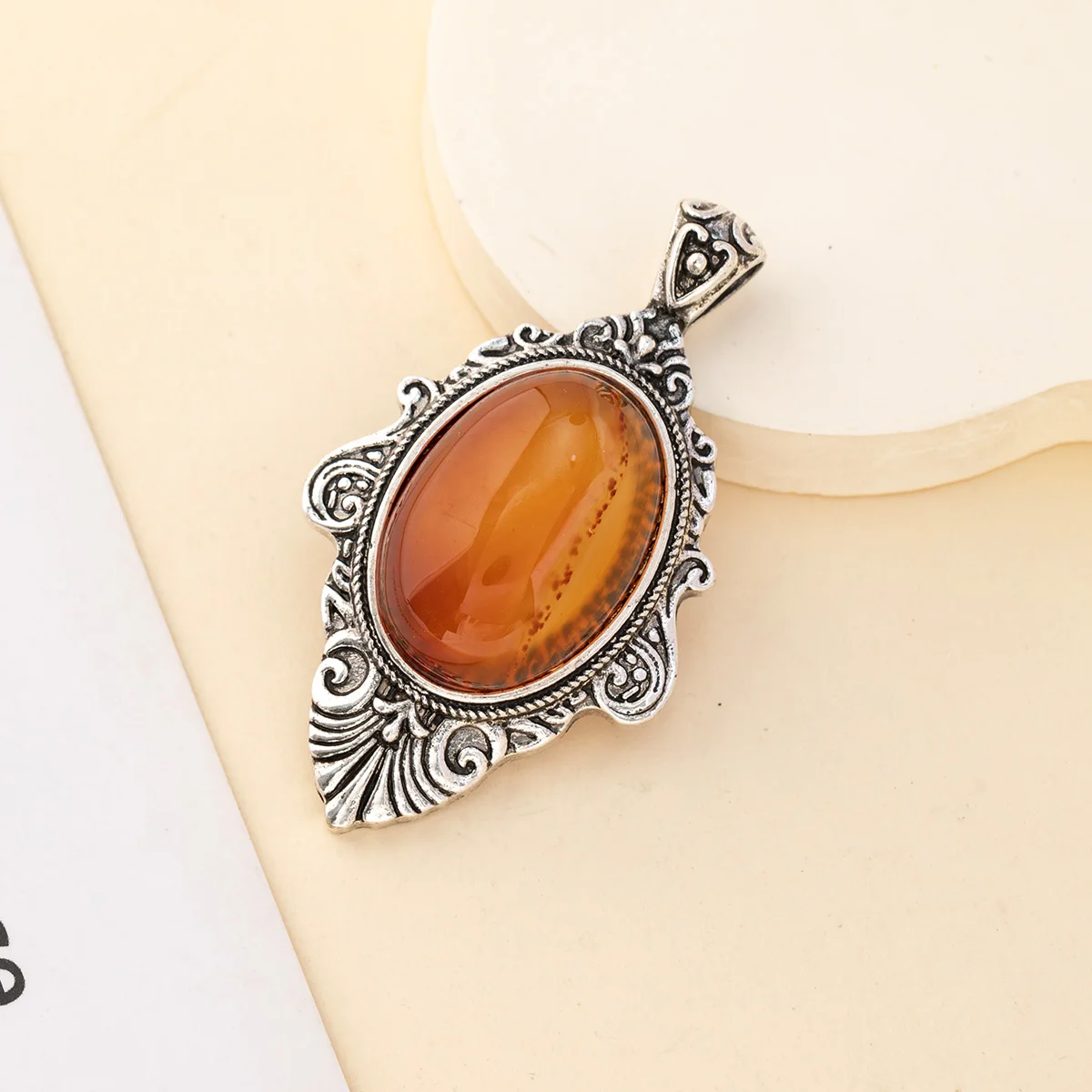 Exquisite Natural Stone Pendant Charms Natural Amethyst Green Aventurine Pendant for Women Jewelry Making DIY Necklace 55x30mm