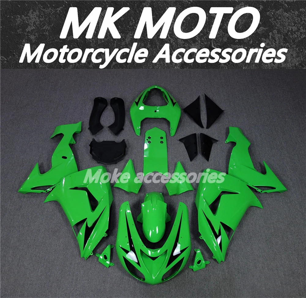 

Moke moto Fairings Kit Fit For zx-10r 2006-2007 Bodywork Set High Quality ABS Injection Ninja Green Black New