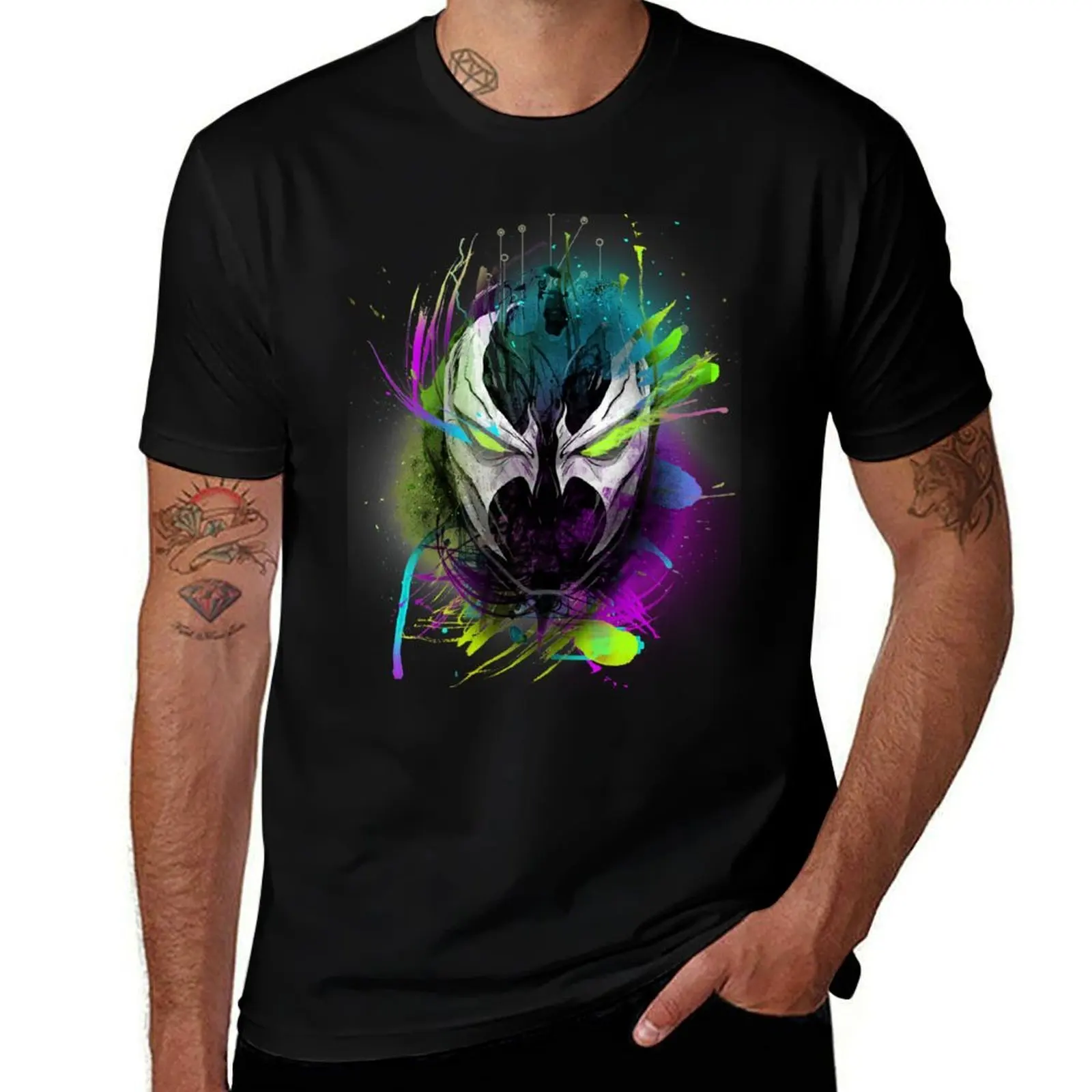 Spawn in the Disco T-Shirt Large Size Short Sleeve T-Shirt