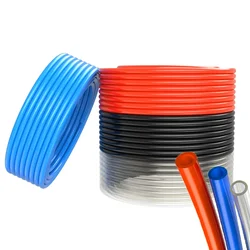 1m pneumatic hose pu pipe 4 * 2.5 mm 6 * 4 mm 8 * 5 mm 10 * 6.5 mm 12 * 8 14 * 10 mm 16 * 12 mm air tube compressor hose