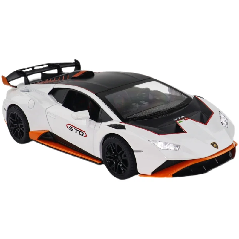 1:24 لامبورغيني هوراكان STO سبيكة سيارة نموذج Diecasts لعبة معدنية على الطرق الوعرة المركبات نموذج سيارة جمع الاطفال هدية F443