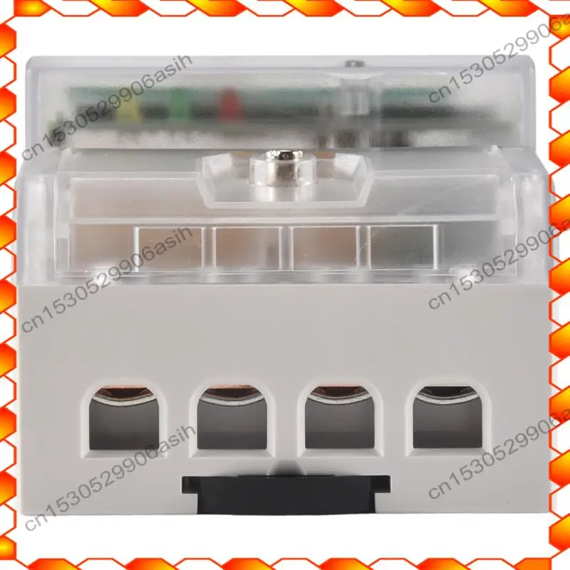 -AT52 3 Phase 4 Wire Energy Meter 220/380V 5-80A Energy Consumption Kwh Meter DIN Rail Installation Digital Power Meter