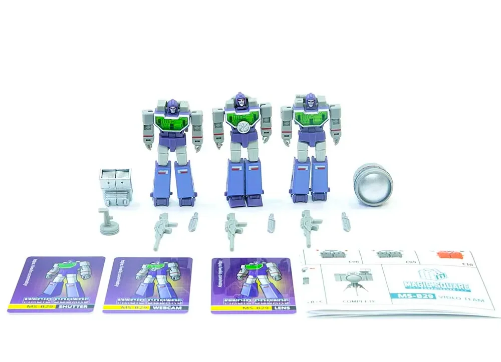Transformation Magic Square MS-TOY MS-B29 MSB29 MS-B29D MSB29D Reflektorkamera Mini-Actionfigur