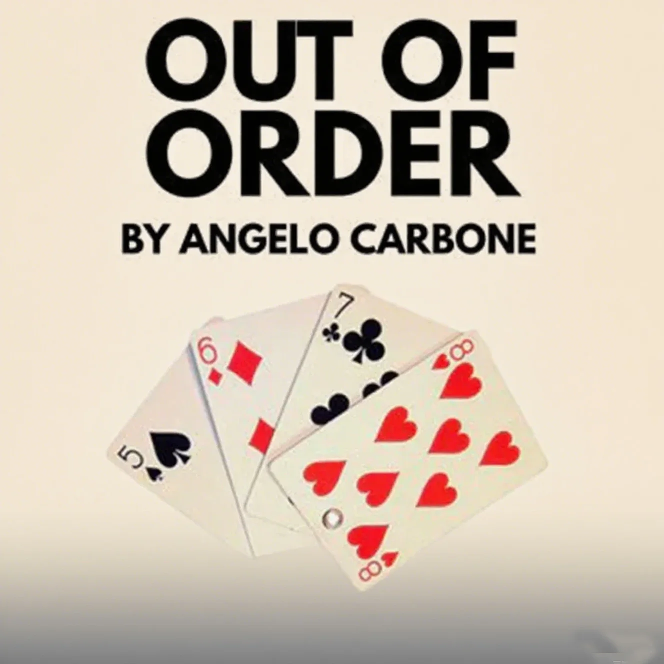 Out of Order by Angelo Magic Tricks Riveted Cards Swapped Places Baffling Card Trick Stage Close-up Illusions