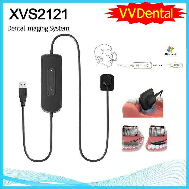 

Dental Sensor X-Ray XVS2121 for Children Digital Sensor Intraoral HD Image X-Ray Radiovisiograph Dental Intraoral System Image