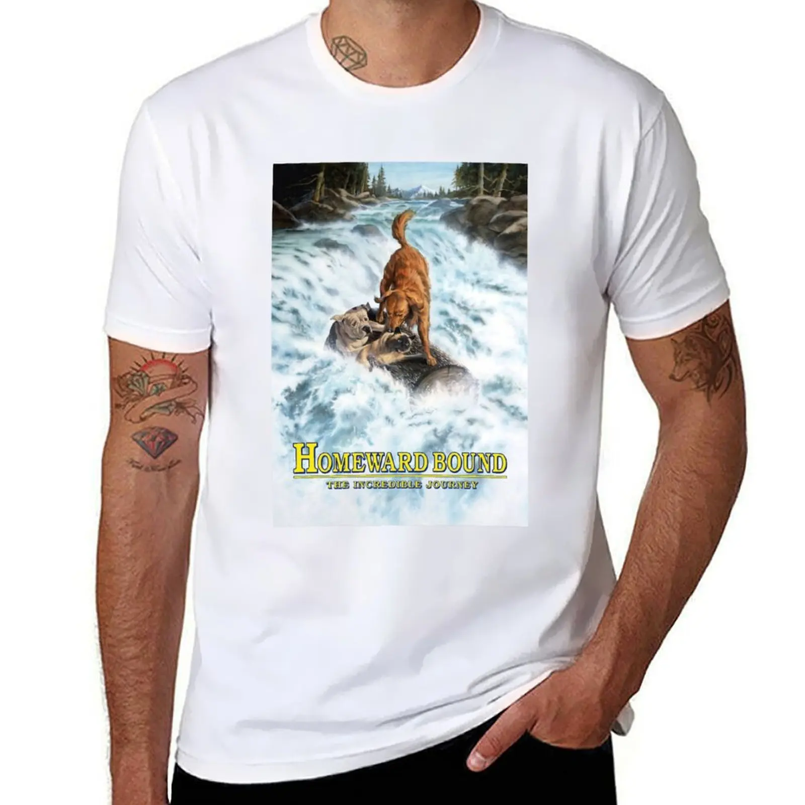 

Homeward Bound The Incredible Journey T-Shirt t shirts for man graphic tees man t shirt summer T-Shirt