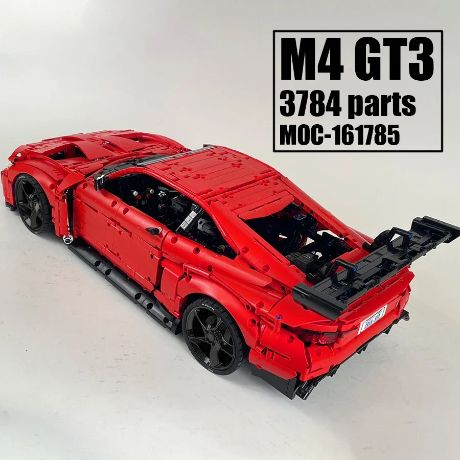 3784 pcs MOC M4 GT3 building block  blocks Car toys a birthday present Gifts for boyfriends