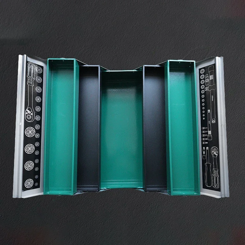 85PC Socket Set Mechanical Workshop Ratchet Wrenches Professional Automobile Repair Tools Manual Sockets Wrench Disassembly Kit