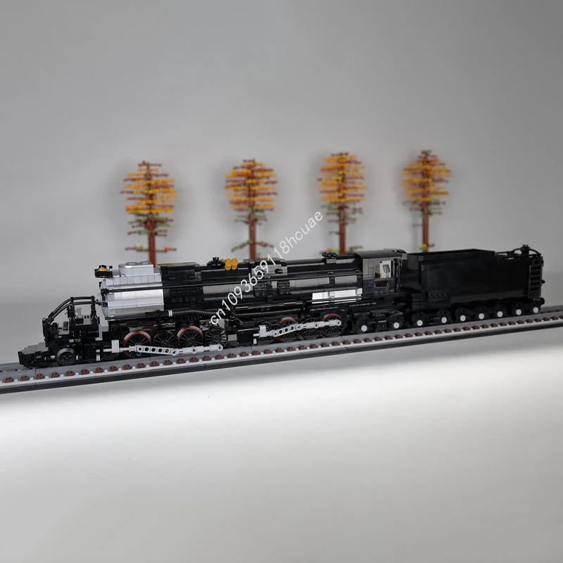 2023 elementy MOC Union Pacific Big Boy nan Model Klocki Konstrukcyjne Architektura Zabawki Modułowe dla Dzieci Prezenty Świąteczne