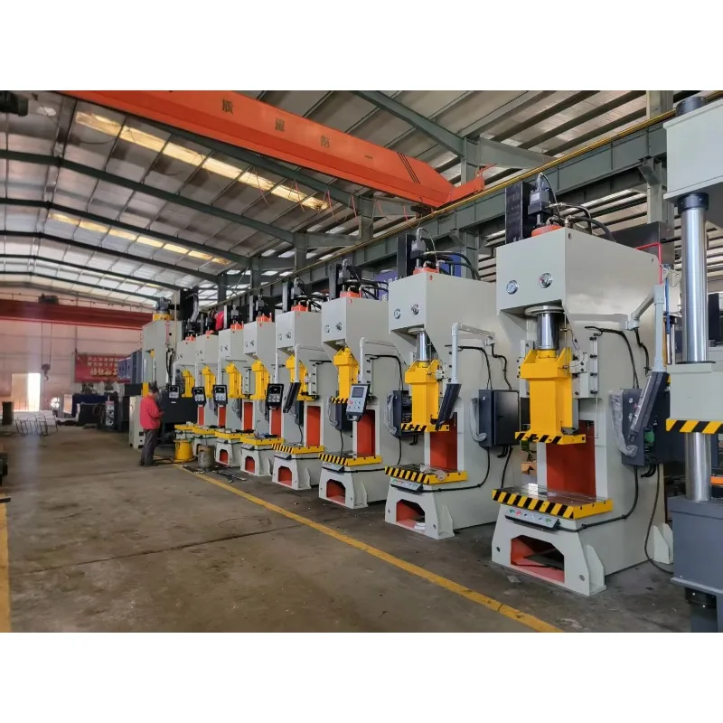 YWH21-160T High Speed Low Noise Hold Pressure C Frame Power Single Column Hole Punch Hydraulic Punching Machine