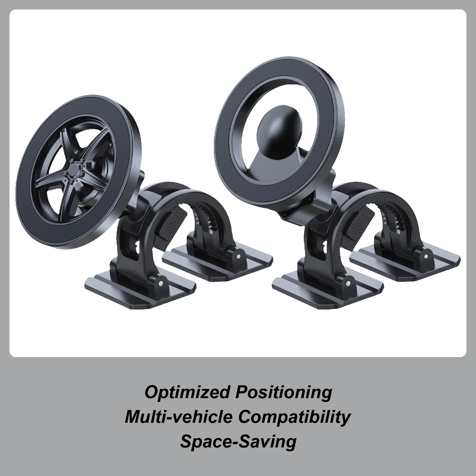 

Магнитный держатель для телефона в автомобиль, складная вращающаяся подставка, магнитное крепление для большинства смартфонов, на приборную панель и лобовое стекло