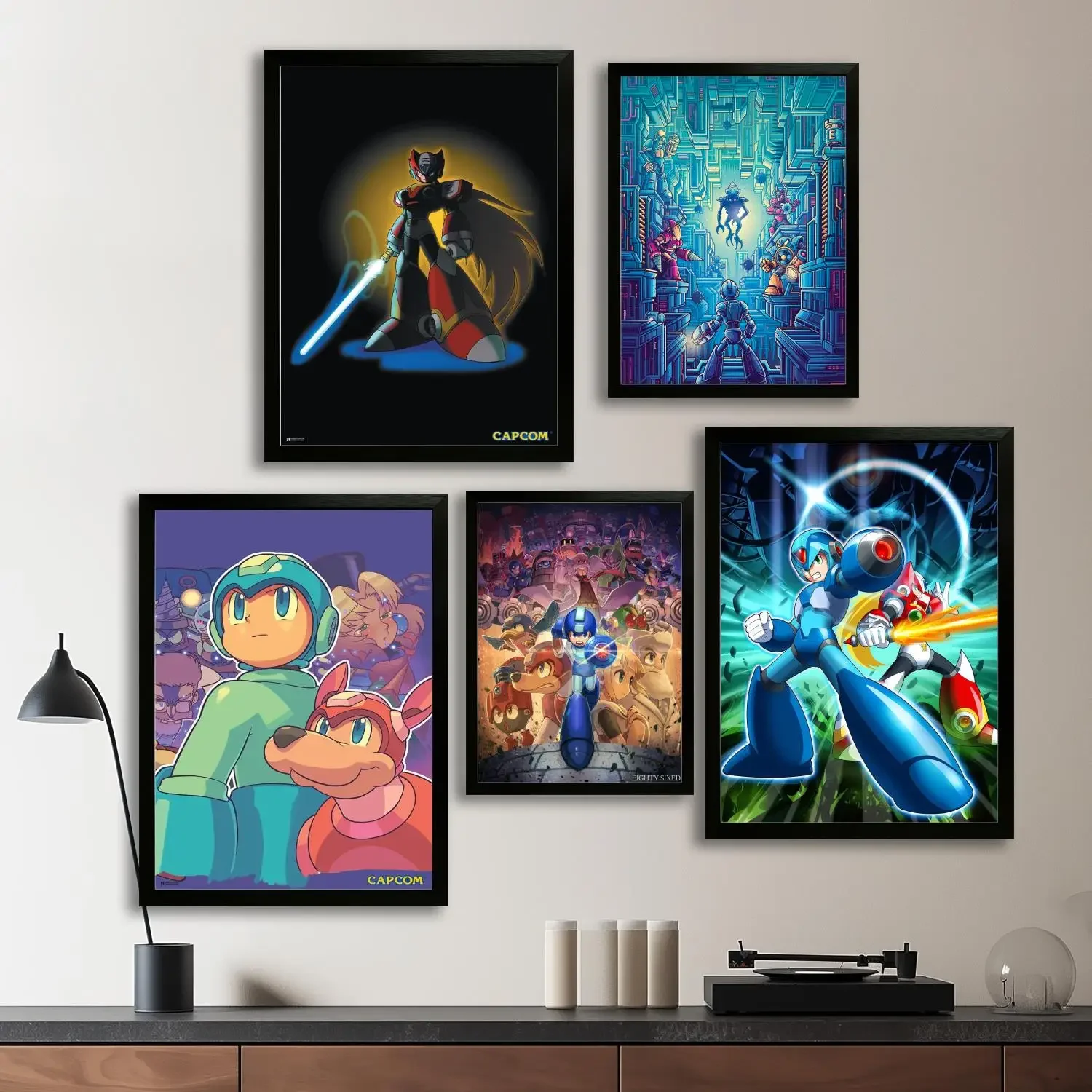 mega man video games Canvas Art Poster, Wall Art, Picture Print, Modern Family, Bedroom Decor, Posters,Decorative painting