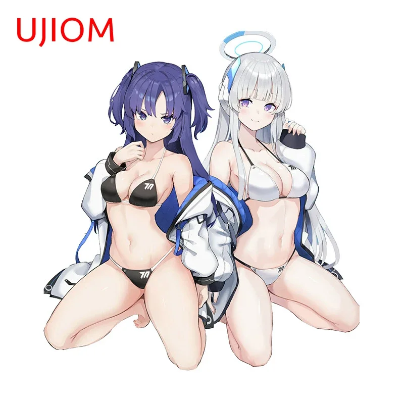 UJIOM 13cm Hayase Yūka Ushio Noa Sexy Wall Stickers Personality Waterproof Laptop Bathroom Decal Room Mural Accessories