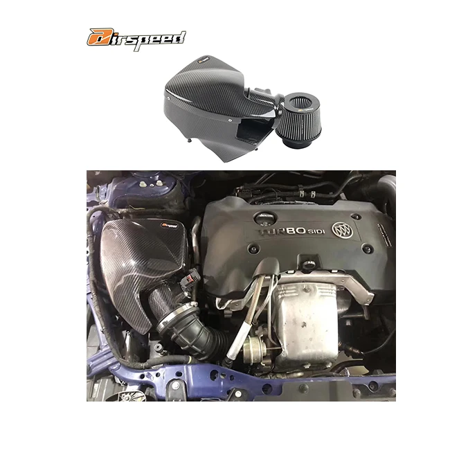 

Airspeed Fully Meet the Out Put of More Horsepower 100% Dry Carbon Fiber Cold Air Intake System for BUICK REGAL GS 2.0T