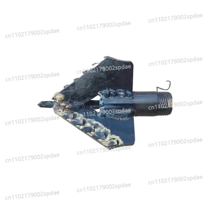 1 Inch 32mm Alloy Water Well Drill Bit Soil Drilling Tool with 6 Point Pipe 22mm Connecting Wire
