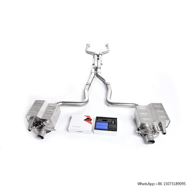 Affordable Exhaust Muffler Piping System for    W205 C63 C63S 4.0T 3'' Inch 76 mm Pipe