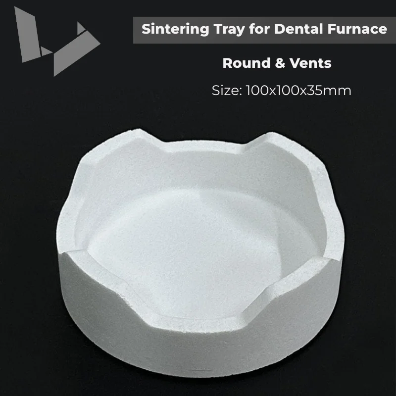 95 mm 100 mm Vented Sagger Zirconia sinterization Crucible For CADCAM Zirconia Sinter Furnace Dental Bowl Sagger