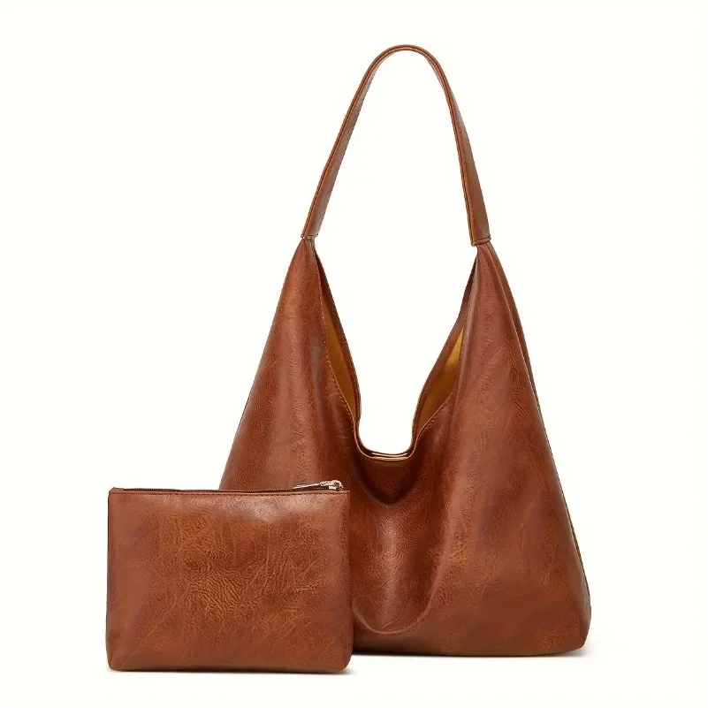 

Women's Bag Retro Simple Large Bag Handbag Handbag New Handbag Handheld Single Single Shoulder