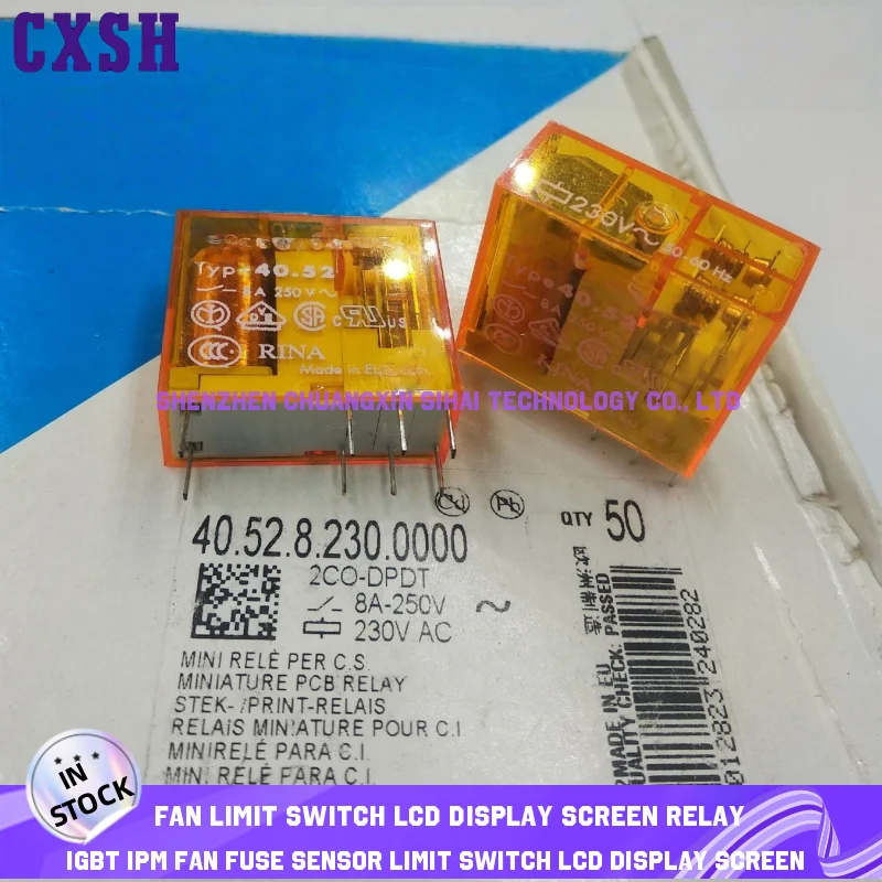 NEW 40.52.8.230.0000 Type 40.52 230VAC Relay 95.05