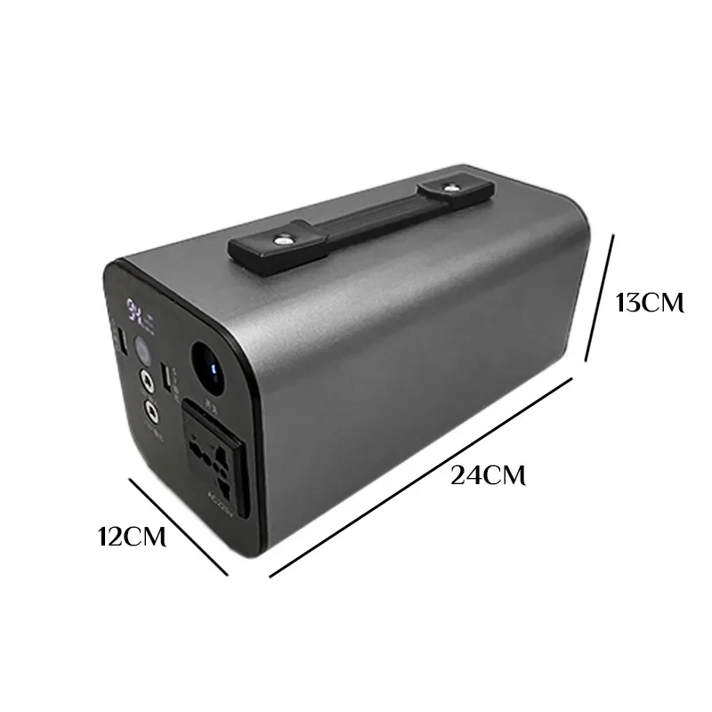 Portable Power Station 80000mAh Outdoor Solar Generator 300W Backup Power Emergency Energy Outdoor Camping Fishing RV Emergency