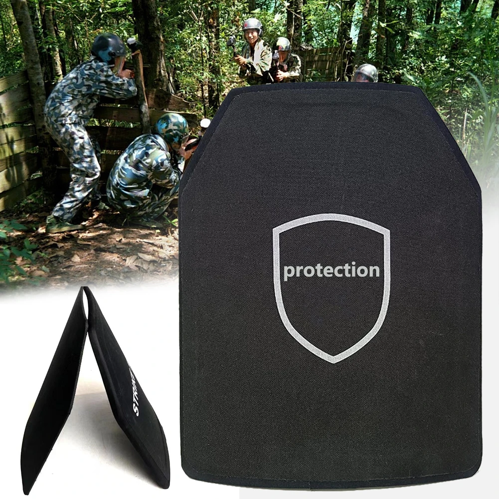 30x25 ซม.NIJ IIIA กระสุนแผ่นสําหรับเสื้อกั๊กยุทธวิธี Body ARMOR Stab-Proof คอมโพสิต Ballistic แผ่น anti Stab เกราะ BOARD