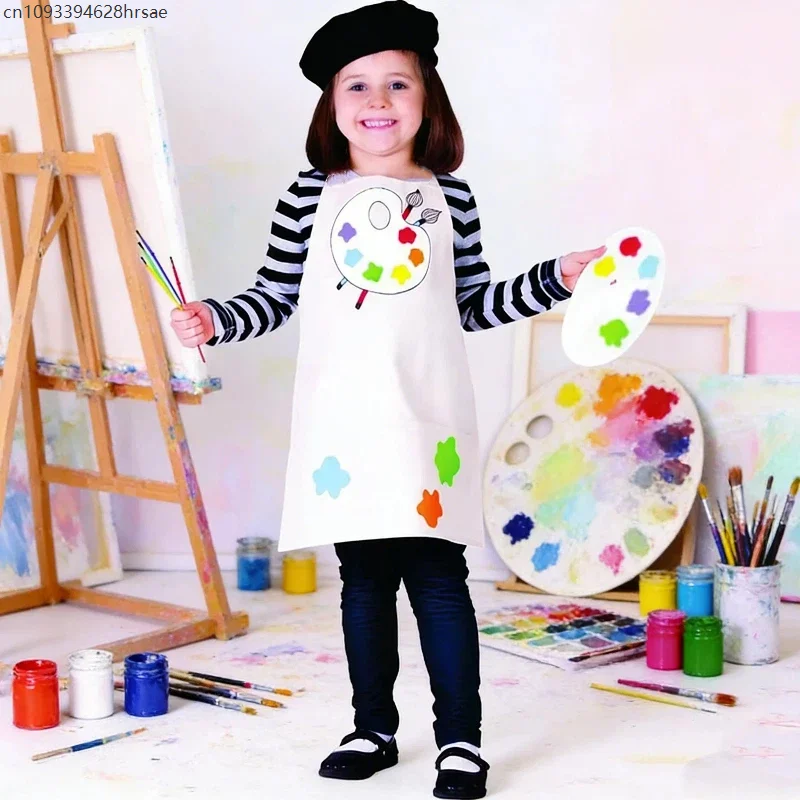 

Children Little Girls Artist Professional Painter Cosplay Fancy-dress Toddler Kindergarden Performance Costume