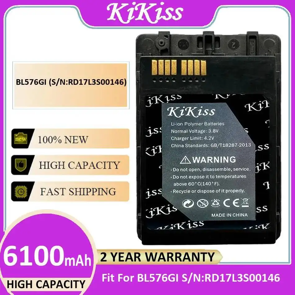 

Аккумулятор подходит для BL576GI S N:RD17L3S00146, надежная замена, высокая эффективность, 6100 мАч