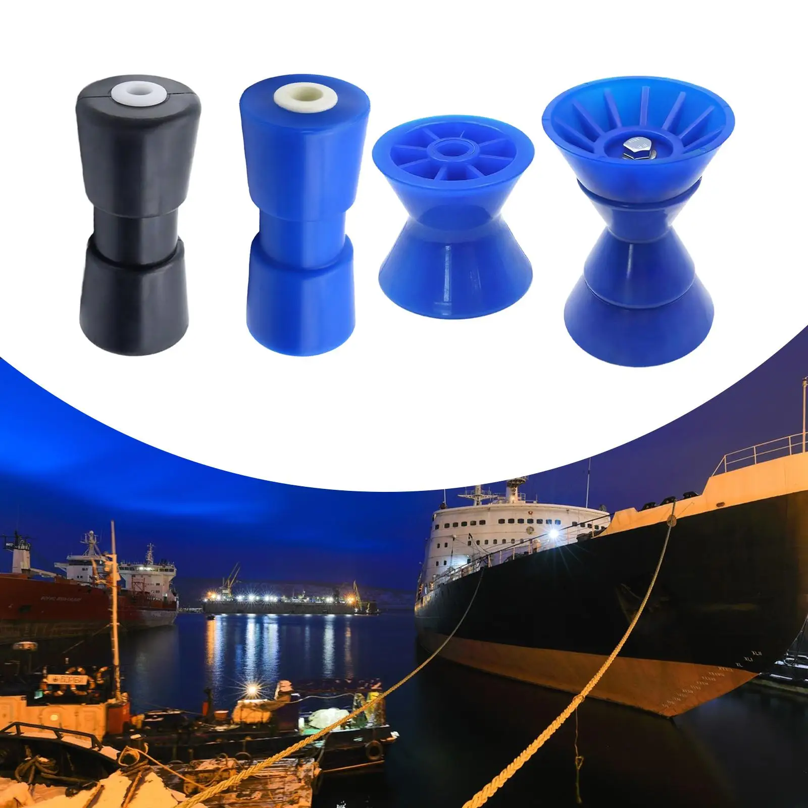 

Boat Trailer Roller Boat Trailer Bow Stop Premium Professional Roll Smoothly Replacement Rubber for Ship Motorboat Yacht