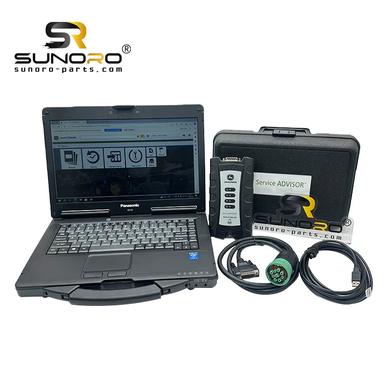 V5.3 AG CF Agricultural Building Electronic Data Link EDL V3 Scanner Kit Service Consultant EDL V3 Diagnostic Tool+CF53 Laptop