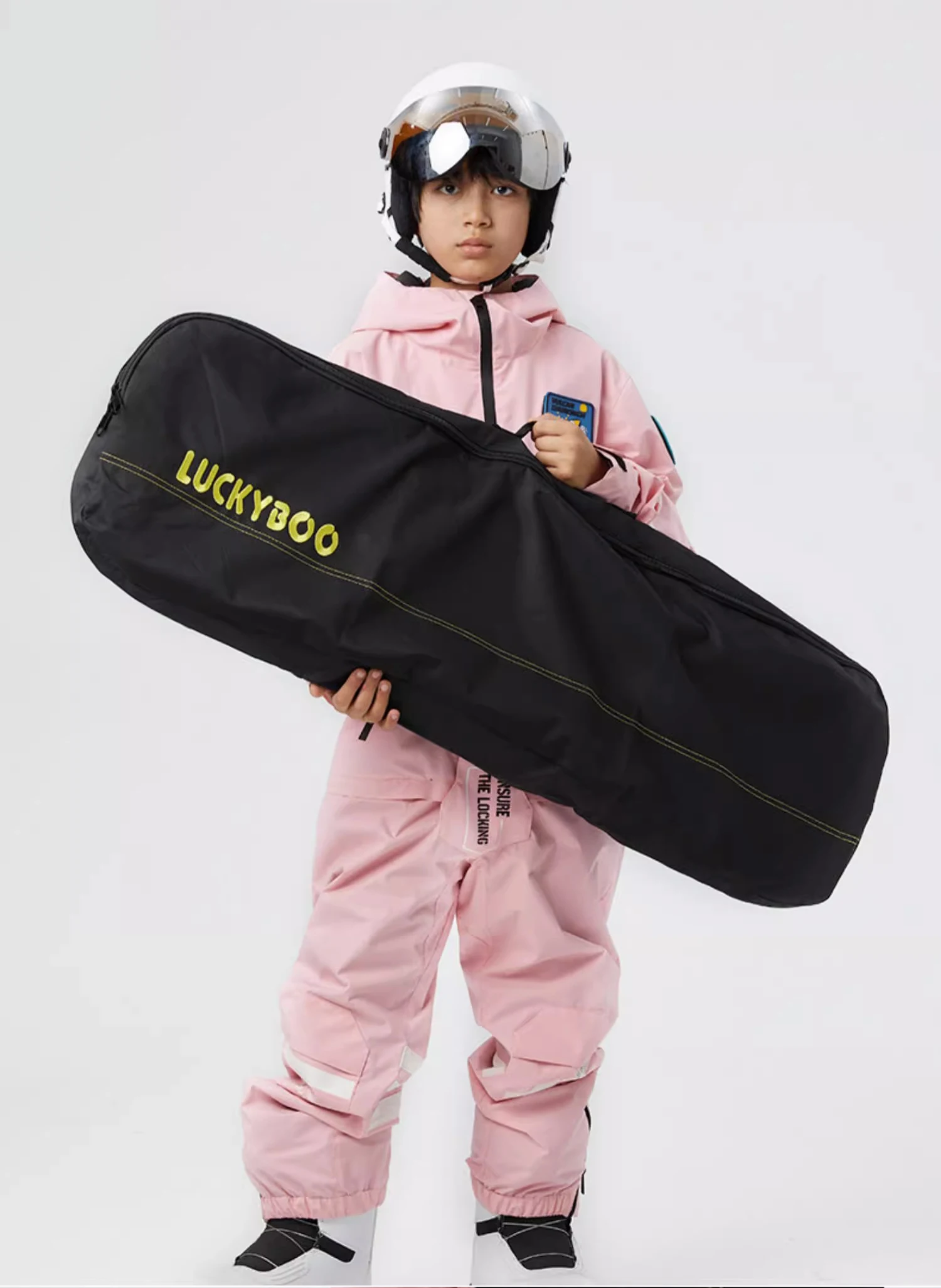 Luckyboo Children Snowboard Bag Waterproof 600D Materials Snowboard Accessories High-capacity Skiing Equipment Bag