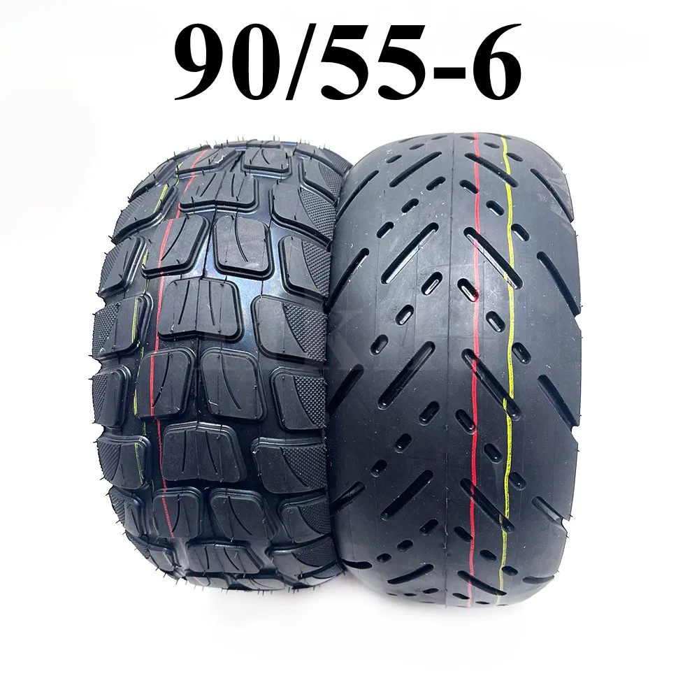 Good Quality 90/55-6 Off-road Vacuum Tyre or 10 Inch City Tubeless Tire for Electric Scooter Accessories