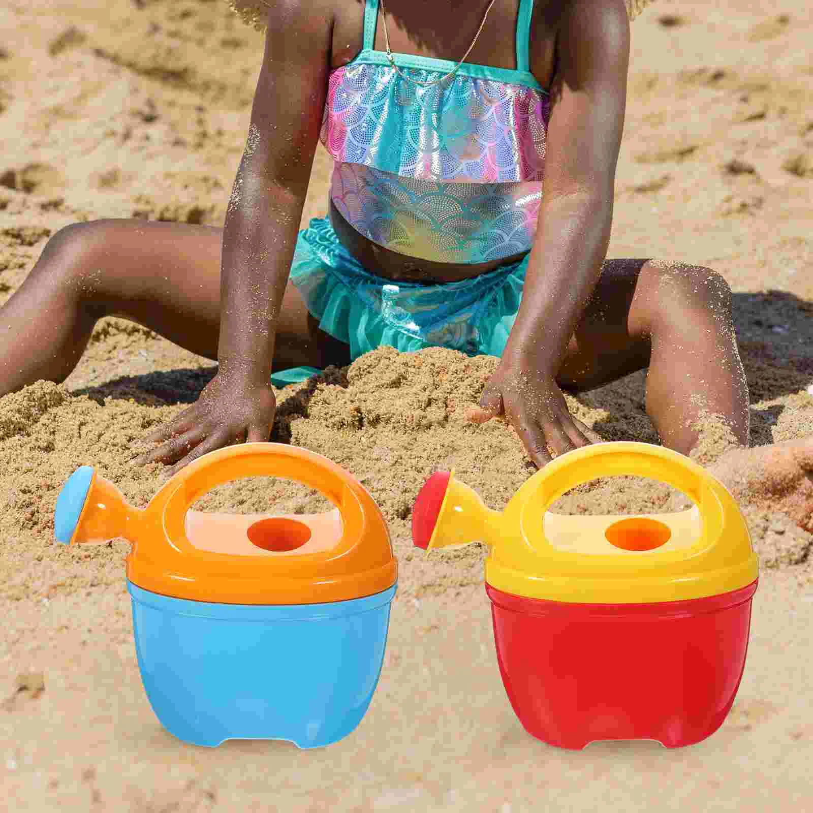 2 Pcs Game Watering Bottle Toy Cans Small Lollipop for Children Toddler Outdoor Toys