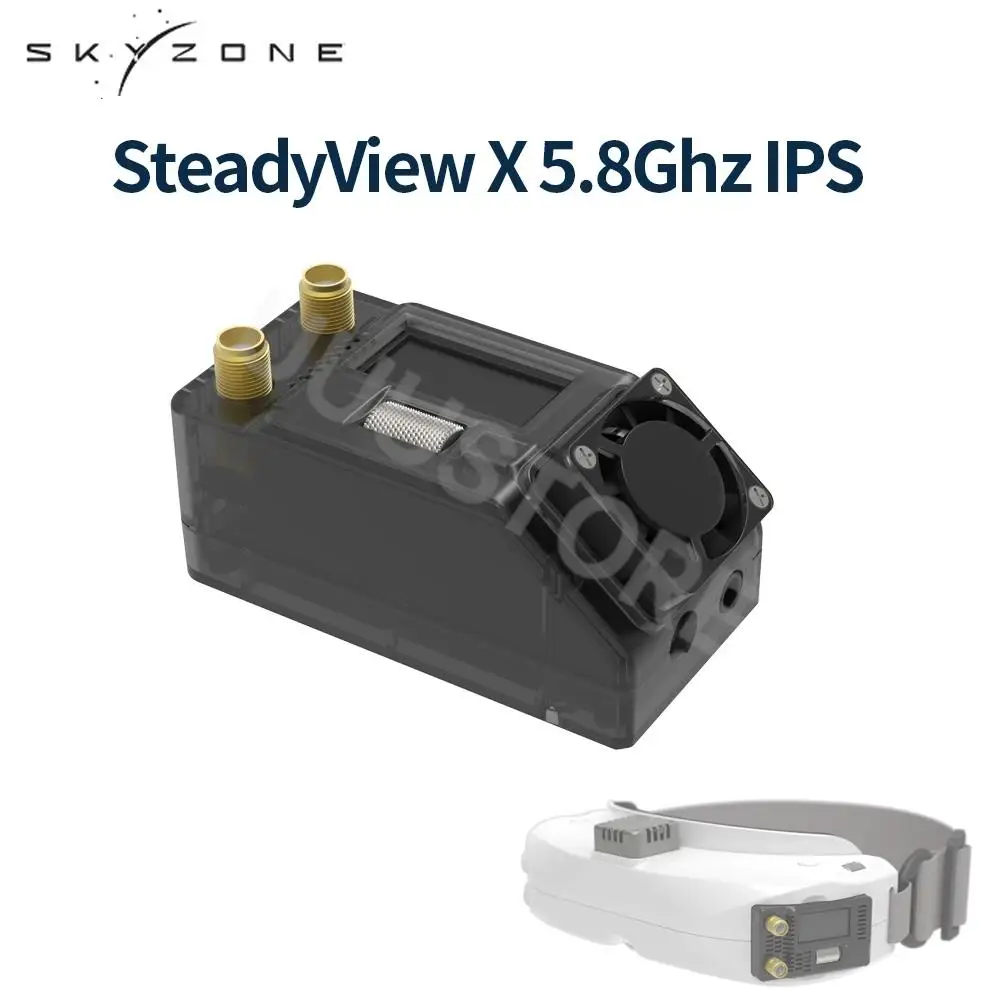 Skyzone SteadyView X 5.8Ghz IPS Screen Receiver Module Shuttle Wheel Control High Sensitivity Receiver for FPV Drone RC Model