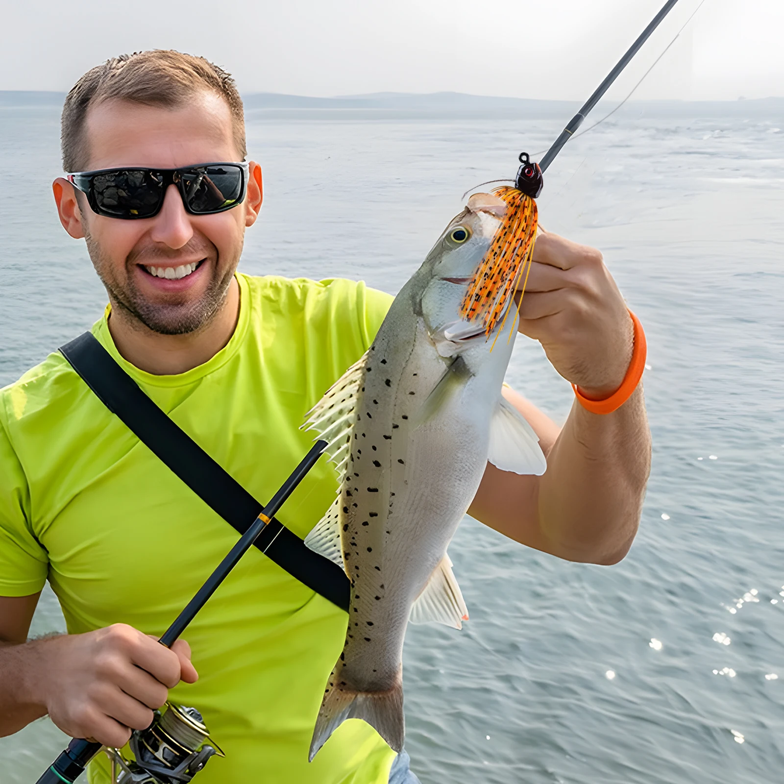 

Набор рыболовных приманок Goture, 5 шт./упак., 10 г, силиконовые, с защитой от зацепов, для спиннинга, спиннеры, бузбейты