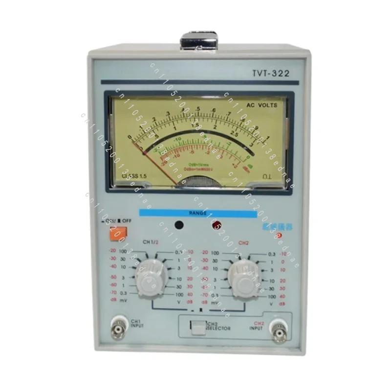 322 Digital AC Millivolt Meter Dual-channel High-precision Digital Single and Double Pointer Voltmeter Frequency Response