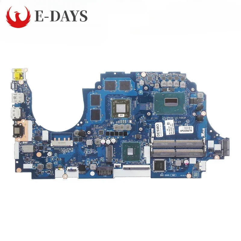 For HP Pavilion 15-CX Laptop Motherboard LA-F843P Mainboard I5-8300HQ I7-8750HQ CPU RX560 2G GPU