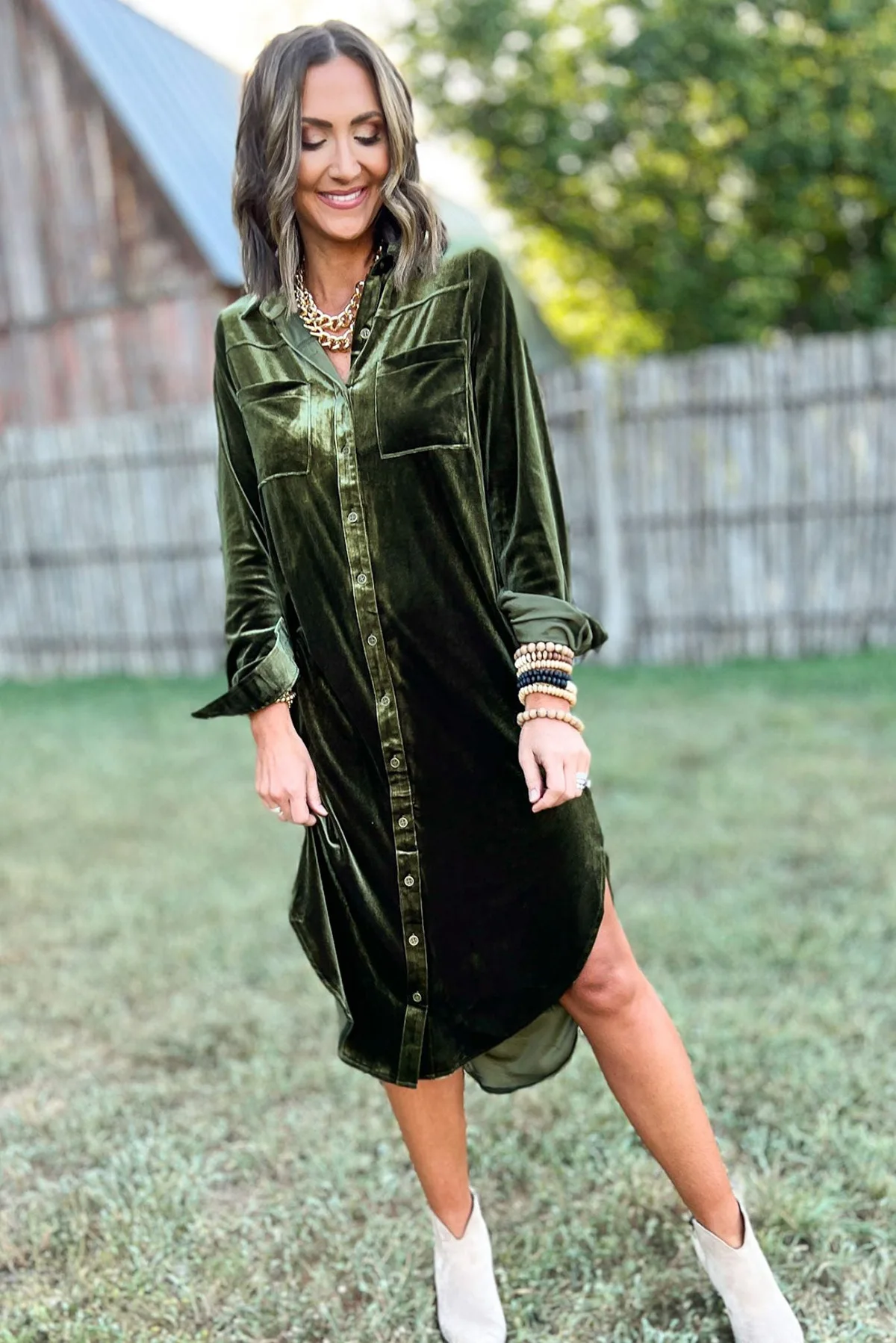 Velvet Casual Loose Irregular Shirt Dresses For Women Fashion Pocket Splicing Long Sleeve Single Breasted Straight Woman Dresse