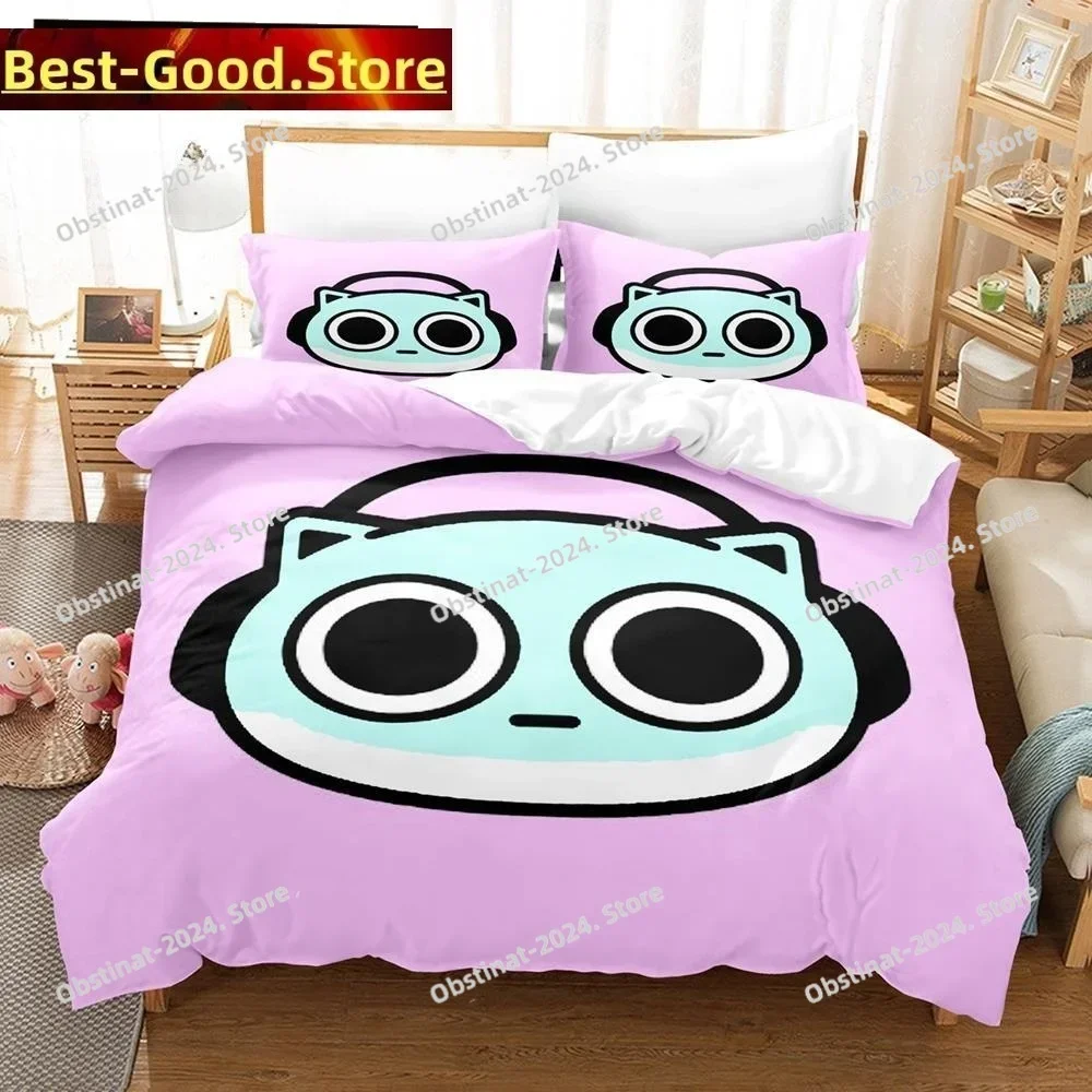 

Top Anime Blue Hamham Bedding Set Printed single Comforter Quilt Bed Cover Duvet Cover Pillow Case 3 Pieces Sets Kids Adult Size