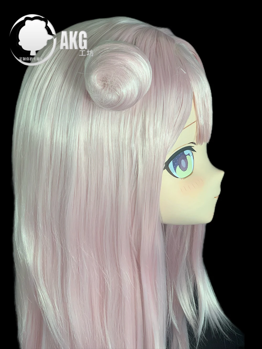 (AL66) Aanpassen Karakter Vrouwelijke/Meisje Hars Volledige/Half Hoofd Met Slot Anime Cosplay Japanse Animego Kigurumi Masker