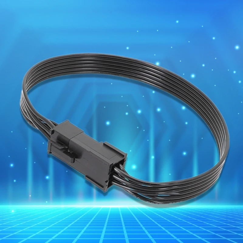 Cable de alimentación para tarjetas gráficas de 6 pines, Cable plano de extensión macho y hembra, Pcie, GPU