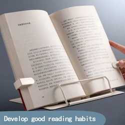 2021 Adjustable Portable Metal Adjustable Reading Book Holder Support Document Shelf Bookstand Tablet Music Score Recipe Stand