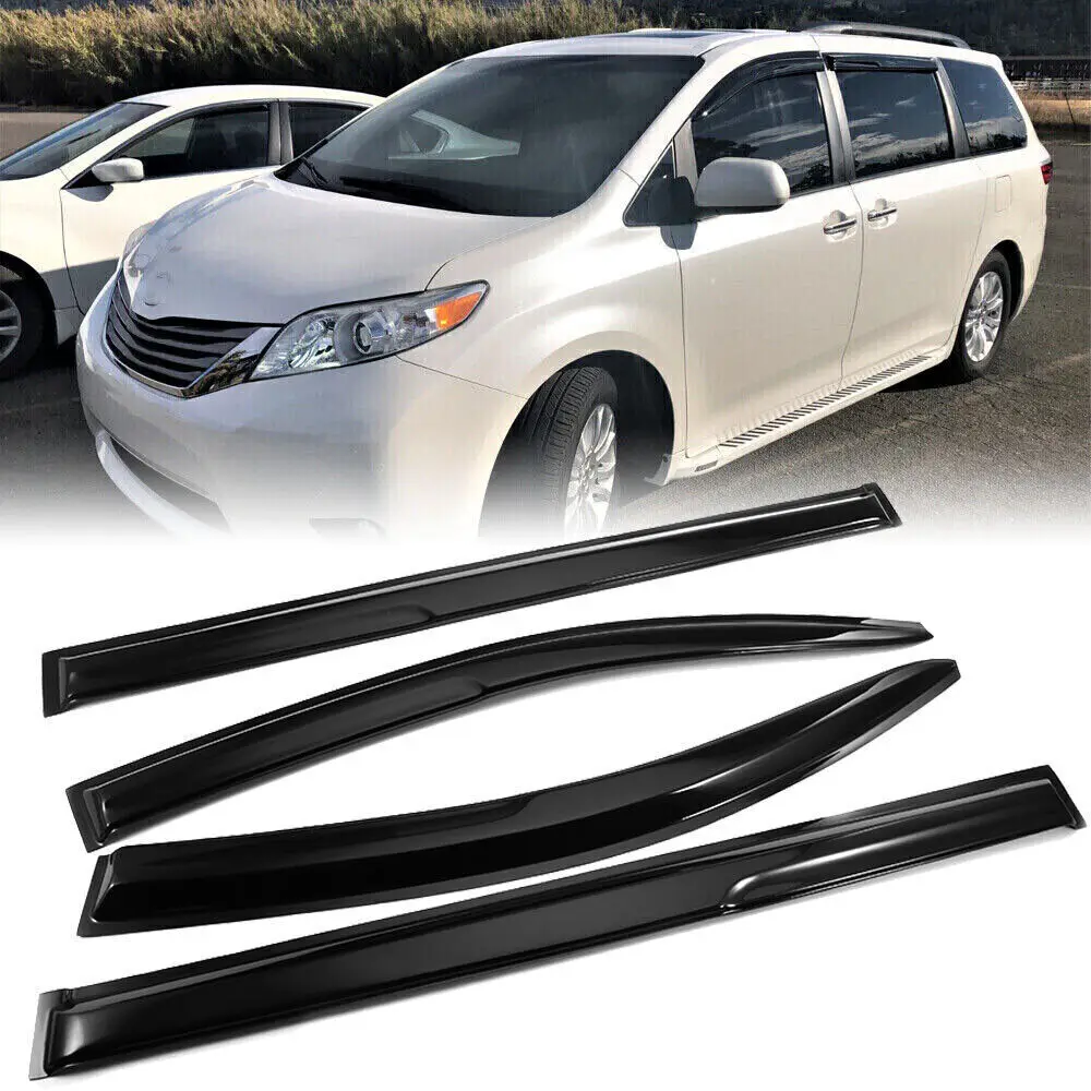 

Дефлекторы окон (ветровики) для Toyota Sienna 2011-2020: защита от солнца и дождя
